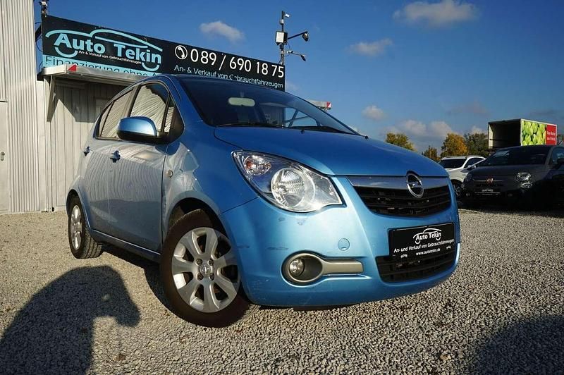 Blau Gebraucht 2008 Opel Agila Edition Kleinwagen | 3.950 € (Fairer Preis) - Bild 1/3