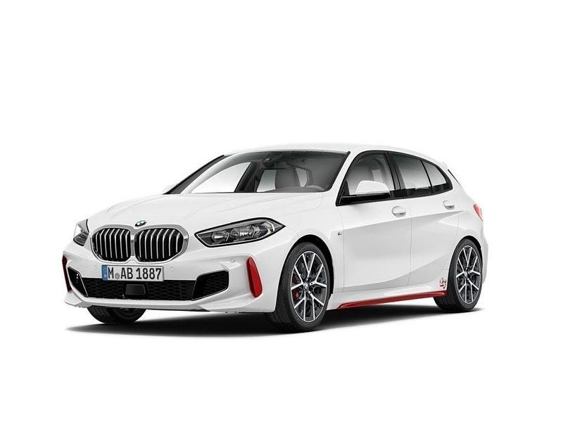 Weiss Gebraucht 2022 BMW 128 Comfort Edition Limousine | 31.850 € (Fairer Preis) - Bild 1/4
