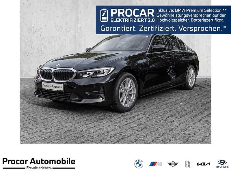 Black sapphire Gebraucht 2021 BMW 320e Advantage Limousine | 25.900 € (Guter Preis) - Bild 1/3
