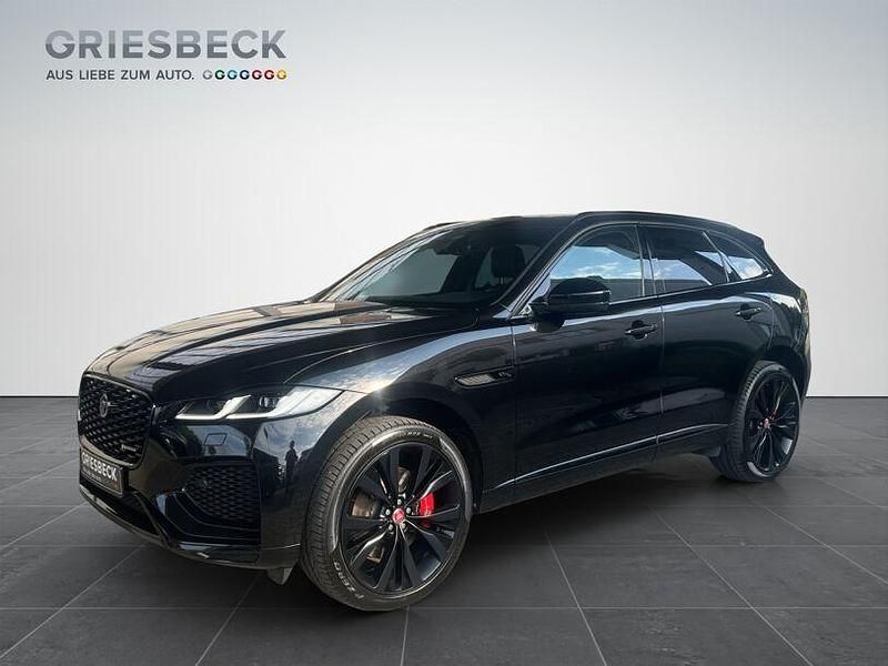 Santorini black Gebraucht 2022 Jaguar F-Pace R-Dynamic SUV | 52.990 € - Bild 1/4