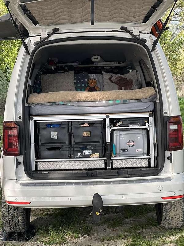 Gebraucht VW Caddy Comfortline 150 PS (110 kW) 2017 Weiß Van / Kleinbus