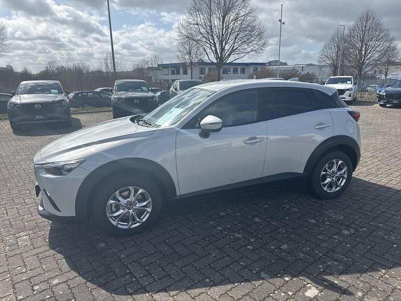 Gebraucht Mazda CX-3 121 PS (88 kW) 2019 Mondsteinweiß metallic SUV