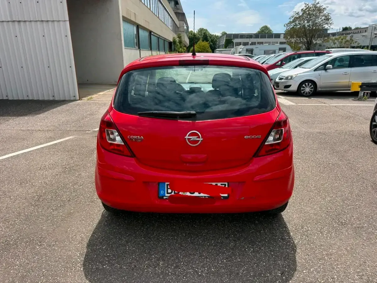 Gebraucht Opel Corsa 90 PS (66 kW) 2014 Rot Kleinwagen