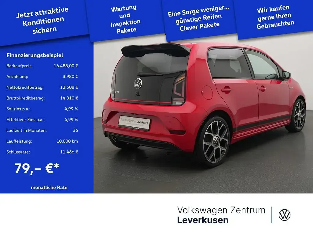 Gebraucht VW up! Beats 116 PS (85 kW) 2022 Rot Kleinwagen