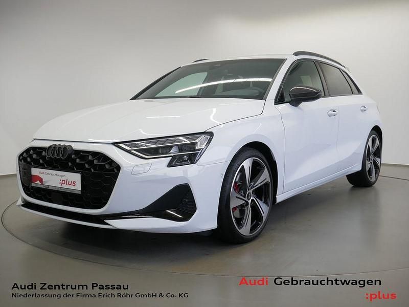 Weiß (gletscherweiß) Gebraucht 2024 Audi A3 S-Line Limousine | 40.825 € (Teuer) - Bild 1/4
