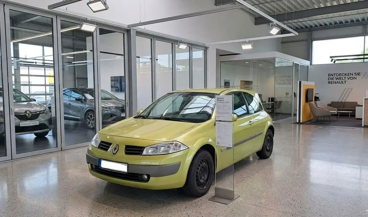 Brugt Renault Mégane II Dynamique 113 HK (83 kW) 2003 Grøn Sedan