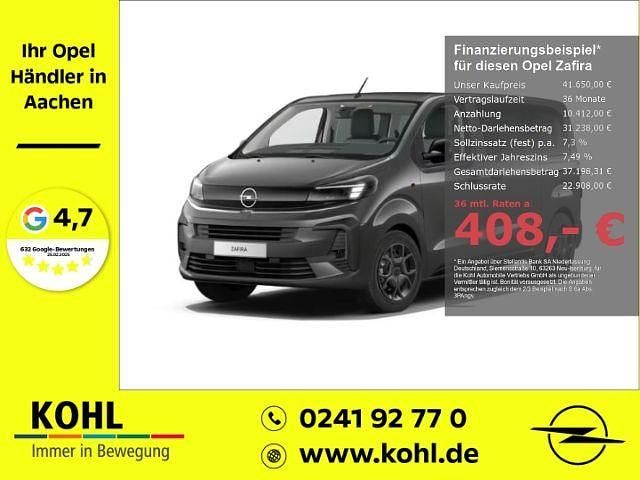 Neu Opel Zafira Edition 179 PS (131 kW) 2026 Merkur grau Van / Kleinbus