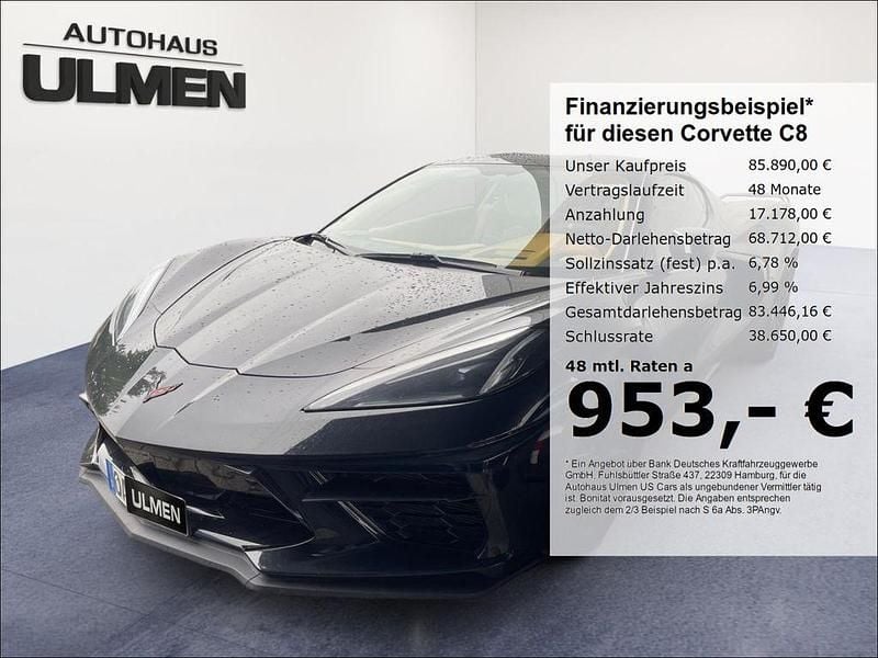 Schwarz Gebraucht 2022 Corvette Stingray Coupé | 85.890 € - Bild 1/4