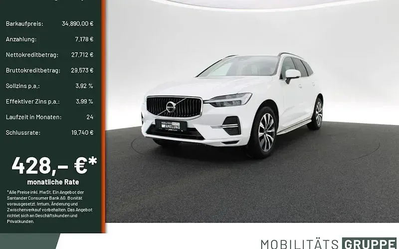 Używany Volvo XC60 Core 197 KM (144 kW) 2023 Biały SUV