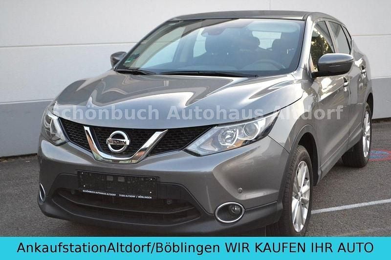 Grau metallic Gebraucht 2016 Nissan Qashqai Acenta SUV | 10.990 € (Superpreis) - Bild 1/4