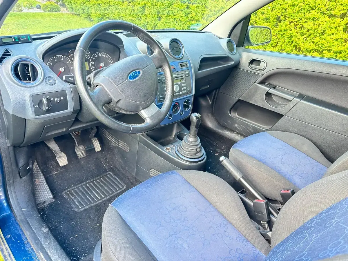 Brugt Ford Fiesta 80 HK (58 kW) 2008 Blå Hatchback