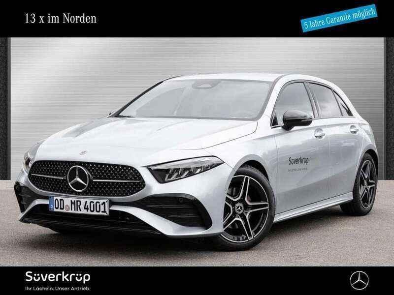 Metalliclack hightechsilber Gebraucht 2024 Mercedes A180 Night Limousine | 33.250 € (Fairer Preis) - Bild 1/4