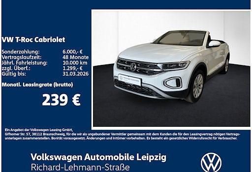 Neu VW T-Roc Style 116 PS (85 kW) 2025 Weiß SUV