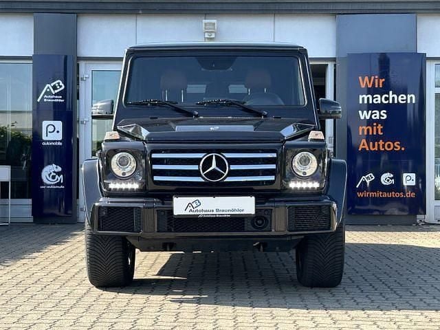 Designo mokkaschwarz Gebraucht 2018 Mercedes G350 AMG line SUV | 66.950 € (Etwas zu teuer) - Bild 1/4