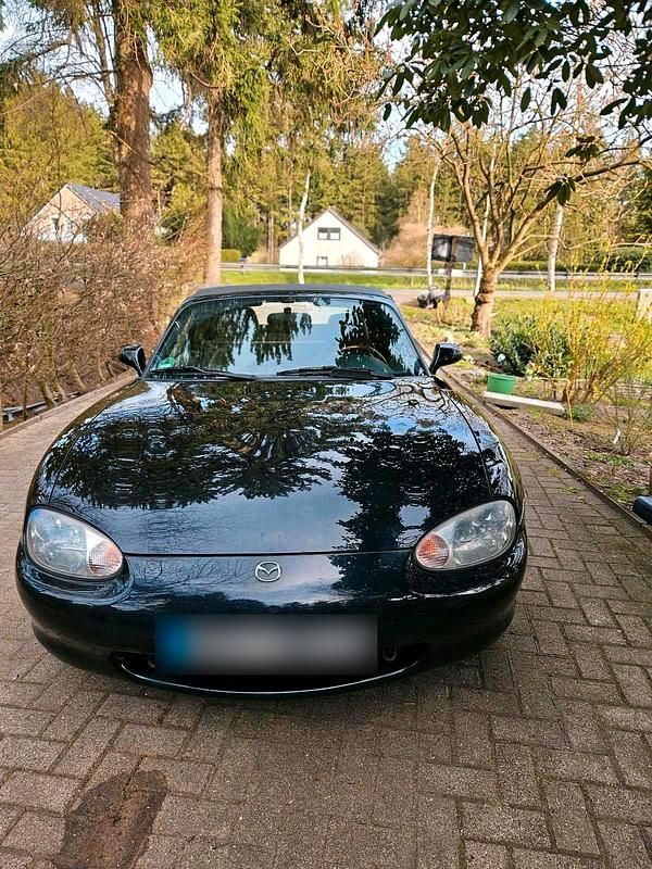 Gebraucht Mazda MX5 110 PS (80 kW) 2000 Schwarz Cabrio