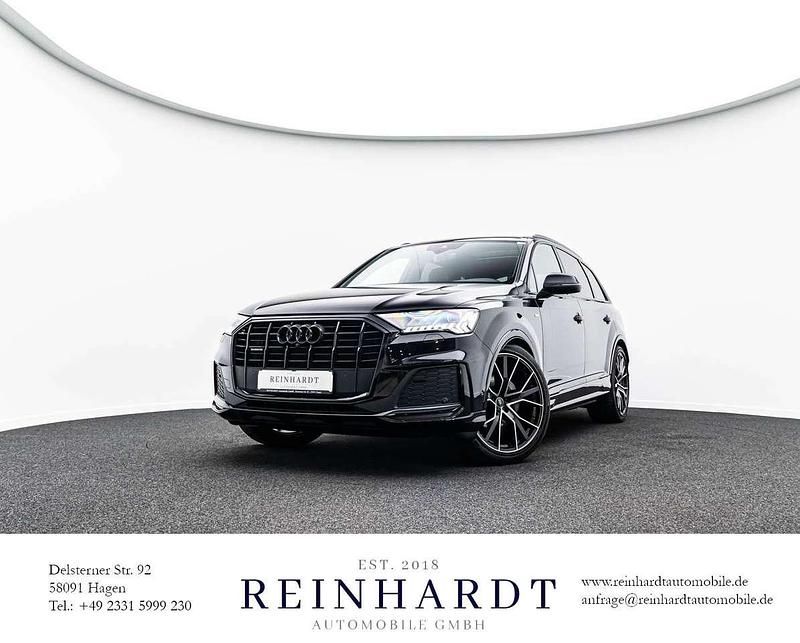 Orcaschwarz metallic Gebraucht 2021 Audi Q7 S-Line SUV | 66.585 € (Fairer Preis) - Bild 1/3