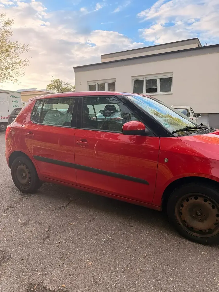 Gebraucht Skoda Fabia 70 PS (51 kW) 2007 Rot Kleinwagen