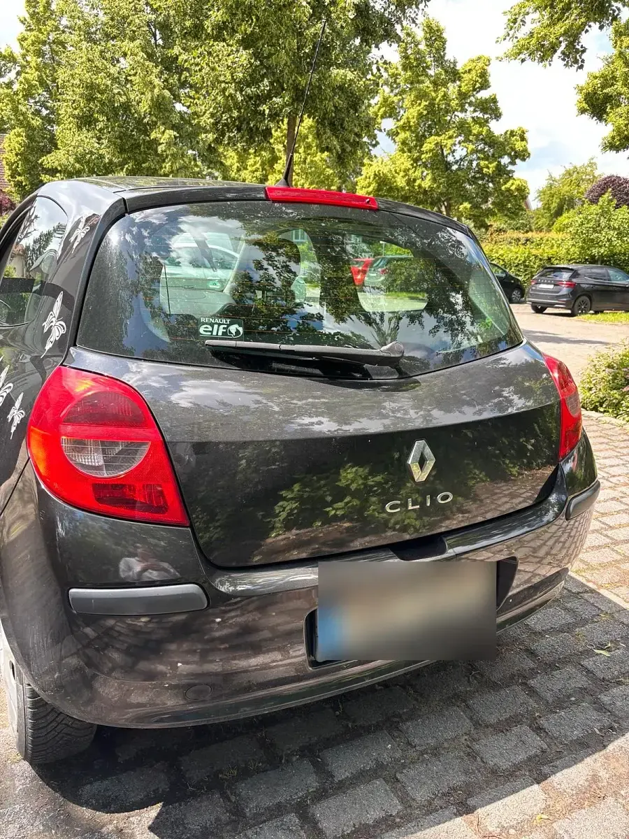 Gebraucht Renault Clio 75 PS (55 kW) 2009 Schwarz Kleinwagen