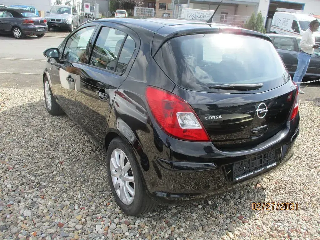 Gebraucht Opel Corsa Edition 80 PS (58 kW) 2008 Schwarz Limousine
