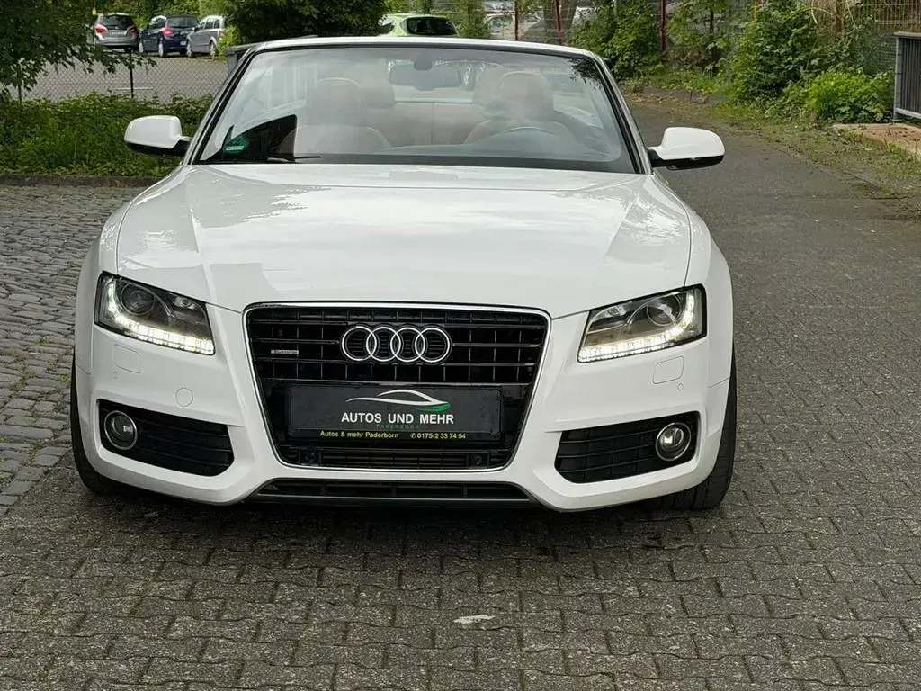 Gebraucht Audi A5 Cabriolet Advanced 239 PS (175 kW) 2009 Weiß Cabrio