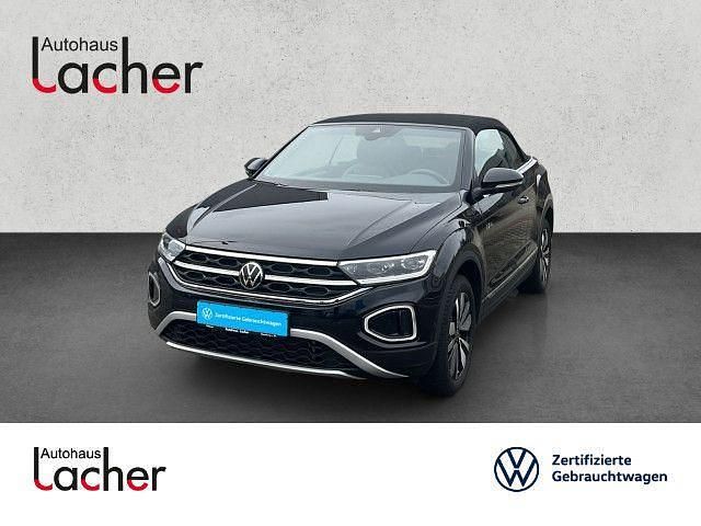 Schwarz Gebraucht 2025 VW T-Roc Cabriolet Goal Cabrio | 26.890 € (Guter Preis) - Bild 1/4