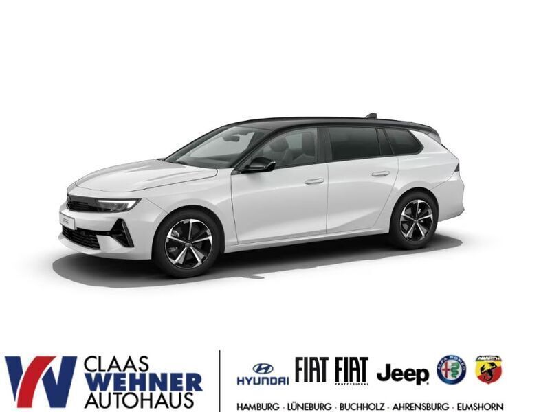 Neu Opel Astra S 131 PS (96 kW) 2025 Arktis weiß Kombi