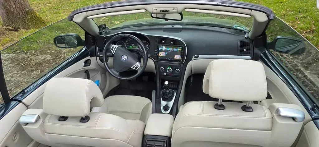 Gebraucht Saab 9-3 Cabriolet Vector 150 PS (110 kW) 2009 Blau Cabrio