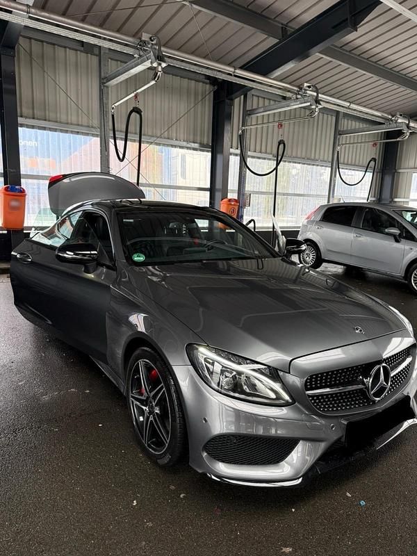 Gebraucht Mercedes C200 AMG line 194 PS (142 kW) 2017 Grau Coupé