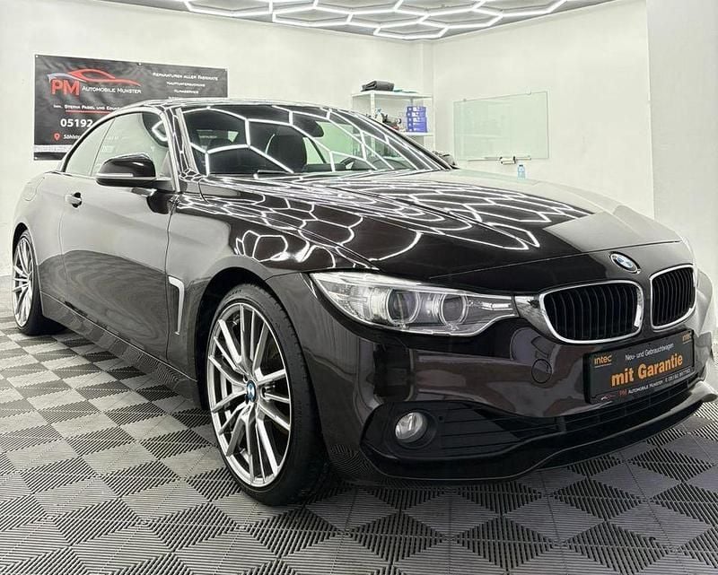 Braun Gebraucht 2015 BMW 420 Cabrio | 18.999 € (Fairer Preis) - Bild 1/4