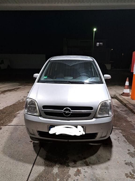 Grau Gebraucht 2004 Opel Meriva Van / Kleinbus | 1.200 € (Superpreis) - Bild 1/4