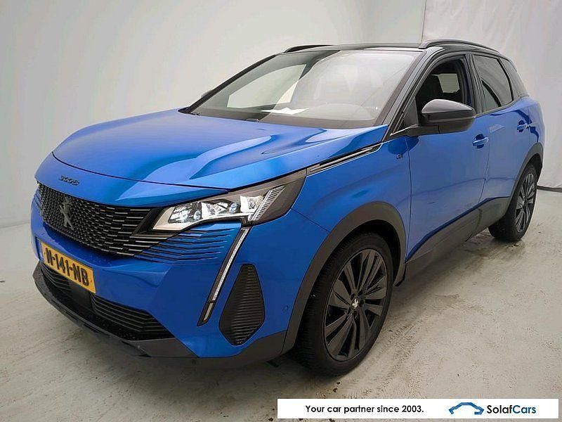 Blau Gebraucht 2021 Peugeot 3008 GT-line SUV | 15.609 € (Etwas zu teuer) - Bild 1/4