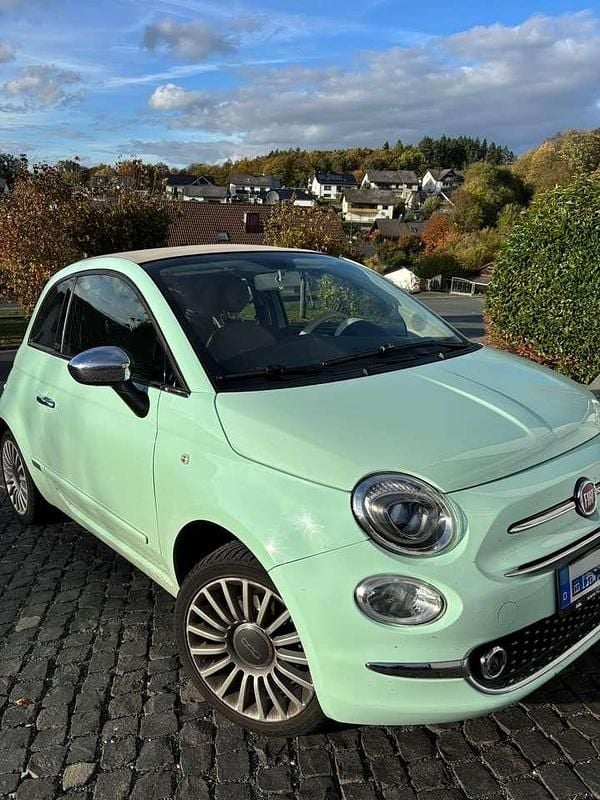 Grün Gebraucht 2018 Fiat 500C Lounge Cabrio | 9.500 € (Guter Preis) - Bild 1/4