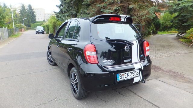 Gebraucht Nissan Micra Acenta 109 PS (80 kW) 2011 Schwarz metallic Kleinwagen