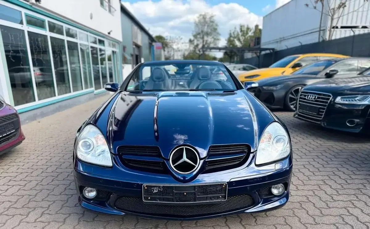 Gebraucht Mercedes SLK350 AMG 272 PS (200 kW) 2006 Blau Cabrio