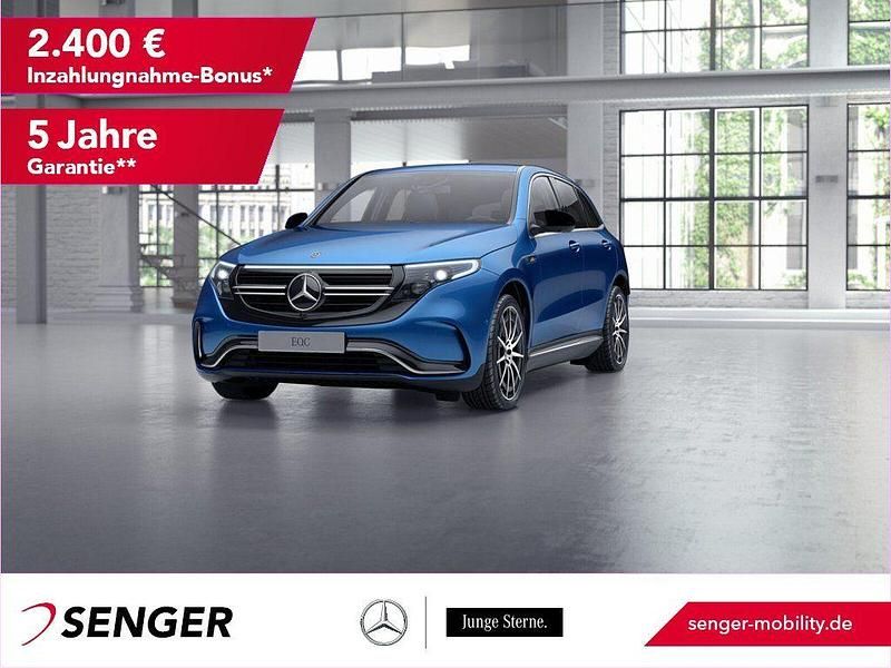 Lack spektralblau Gebraucht 2023 Mercedes EQC400 AMG SUV | 44.680 € (Etwas zu teuer) - Bild 1/3