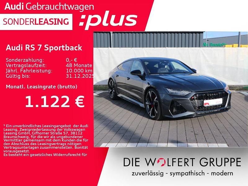 Grau Gebraucht 2024 Audi RS7 Sportback Sport Kleinwagen | 111.890 € (Superpreis) - Bild 1/4