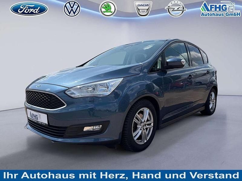 Chromablau metallic Gebraucht 2019 Ford C-MAX Cool & Connect Van / Kleinbus | 15.800 € (Teuer) - Bild 1/4