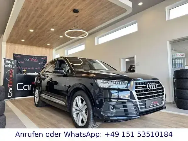 Gebraucht Audi Q7 S-Line 272 PS (200 kW) 2015 Orcaschwarz/deep black SUV