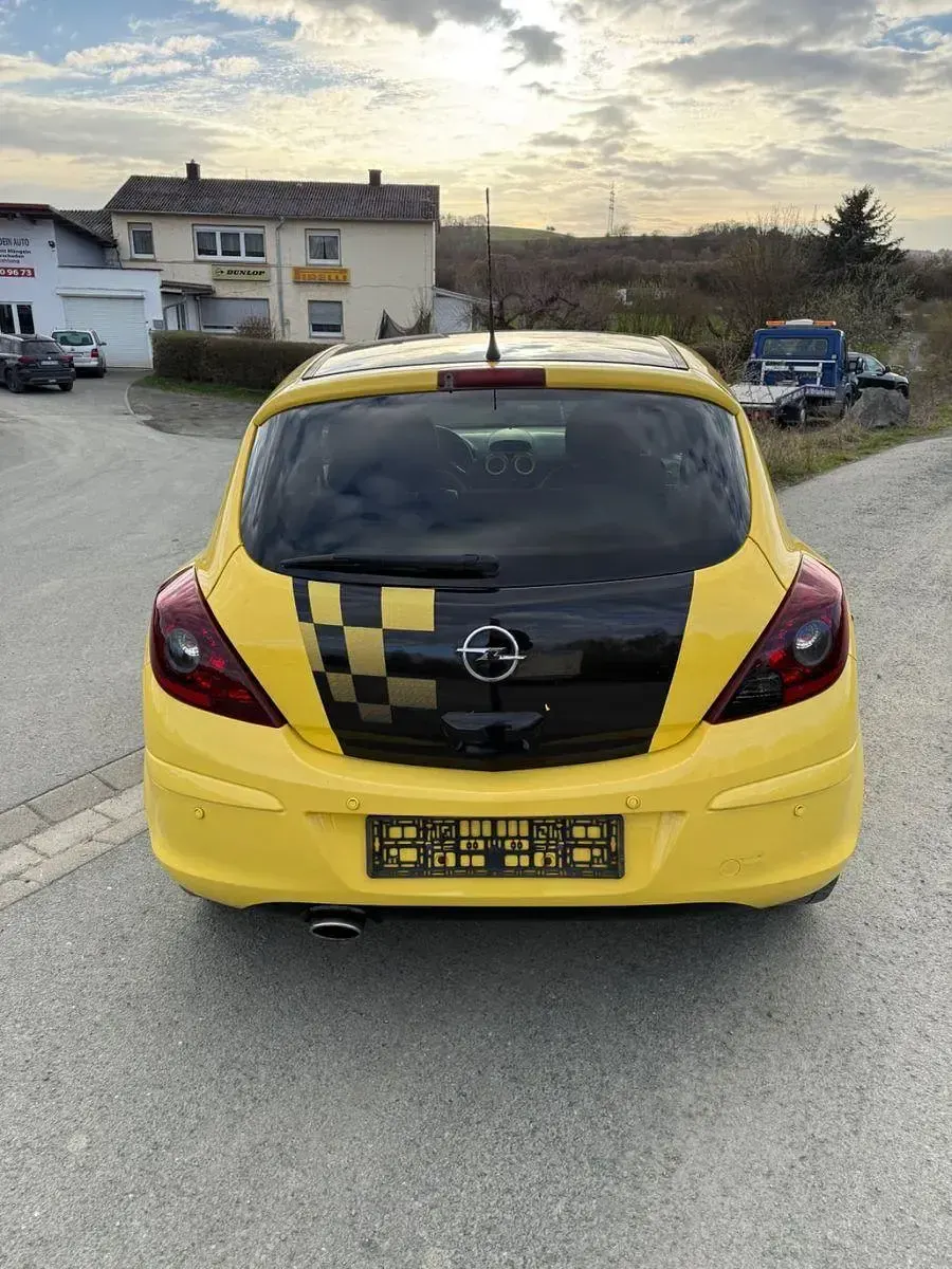 Occasion Opel Corsa 87 ch (63 kW) 2010 Jaune Citadine