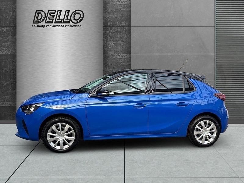 Gebraucht Opel Corsa-e Edition 100 kW (136 PS) 2023 Perl blau/voltaik blau Kleinwagen