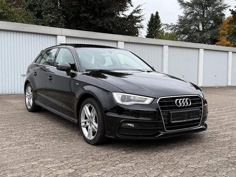 Schwarz Gebraucht 2016 Audi A3 Sportback S-Line Limousine | 14.800 € (Guter Preis) - Bild 1/4