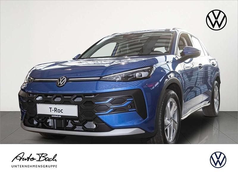 Celestial blue metallic Neu 2025 VW T-Roc Life SUV | 44.109 € (Teuer) - Bild 1/4