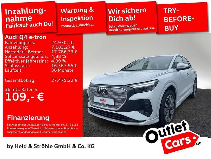 Gebraucht Audi Q4 e-tron 150 kW (204 PS) 2022 Weiß SUV