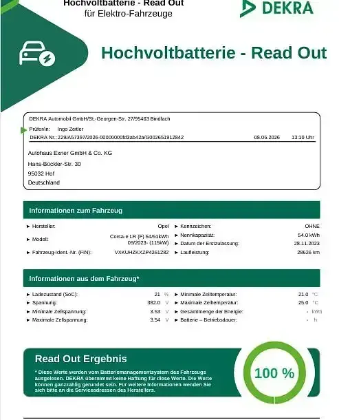 Usata Opel Corsa-e Edition 100 kW (136 CV) 2023 Nero Utilitaria