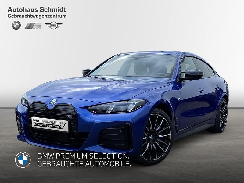 M portimao blau (metallic) Gebraucht 2024 BMW i4 Performance Limousine | 58.090 € (Etwas zu teuer) - Bild 1/4