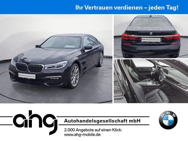 Schwarz Gebraucht 2018 BMW 740L M Sport Limousine | 36.990 € (Fairer Preis) - Bild 1/4
