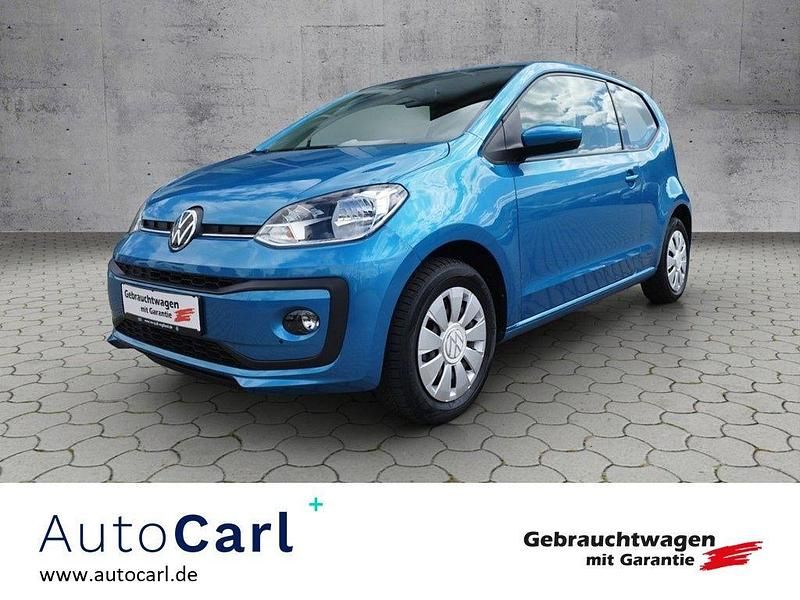 Blau Gebraucht 2021 VW up! Move Kleinwagen | 9.585 € (Fairer Preis) - Bild 1/4