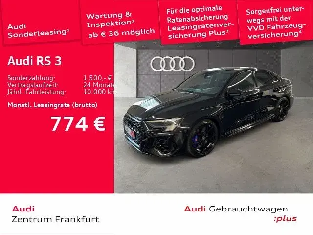 Gebraucht Audi RS3 Sport 400 PS (294 kW) 2022 Schwarz Limousine