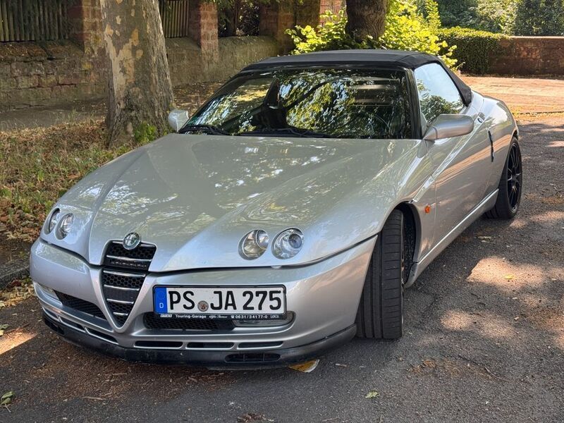 Silber Gebraucht 2003 Alfa Romeo Spider Cabrio | 6.200 € (Superpreis) - Bild 1/4
