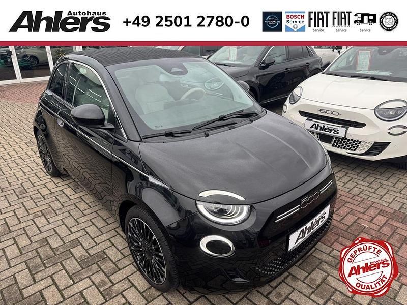 Schwarz Gebraucht 2022 Fiat 500e La Prima Cabrio | 22.990 € (Fairer Preis) - Bild 1/4